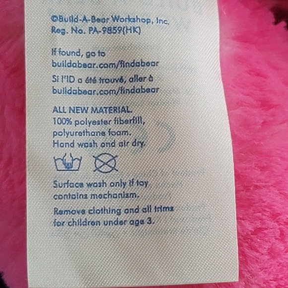 Build A Bear Pink Dount Sprinkles Teddy Bear - Picture 14 of 16
